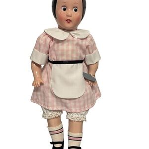 Vintage Horseman Doll - 17.5” Ella Cinders - Pink Gingham Outfit